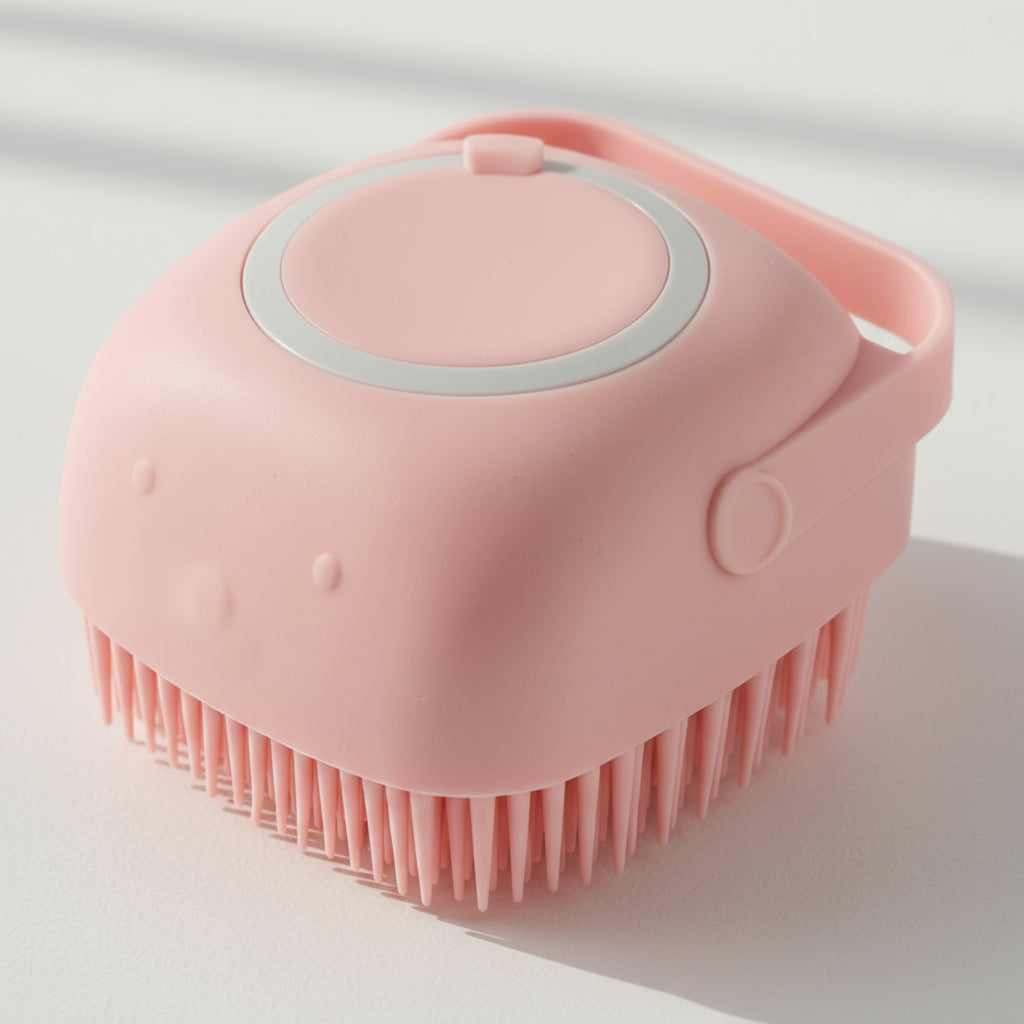 Furease Spa Brush – 2-In-1 Grooming & Bath Time Bliss for Dogs and Cats