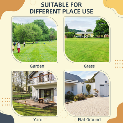 6-Pole Dog Agility Starter Kit - Foldable Outdoor Training Set