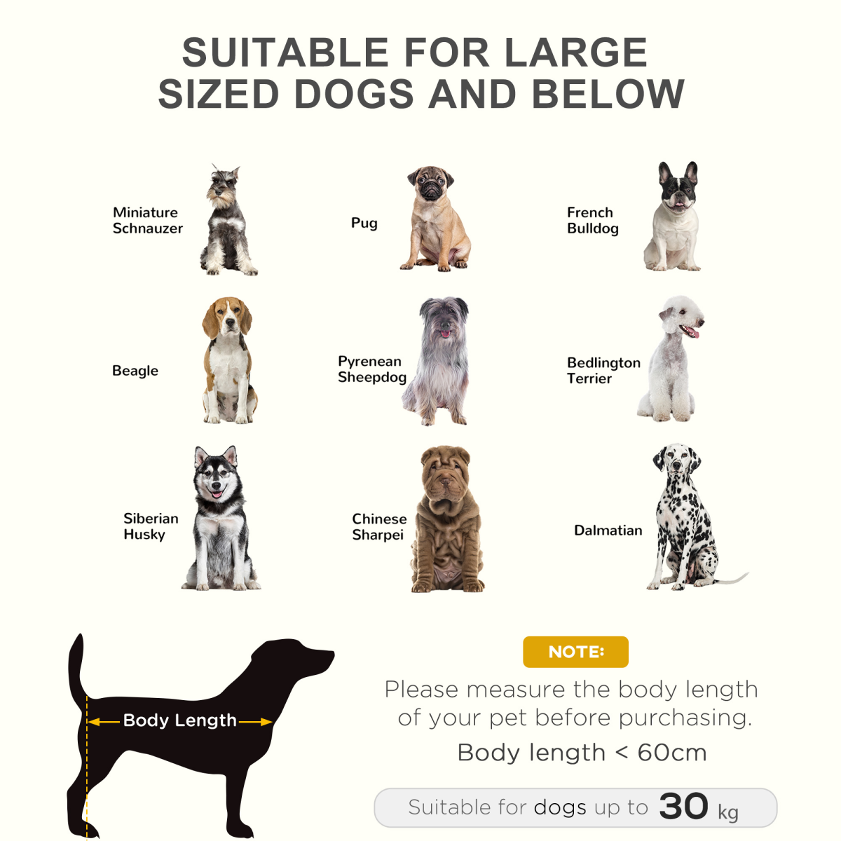 Elevated Pet Bed Cot - Raised, Portable, Waterproof, Breathable Mesh