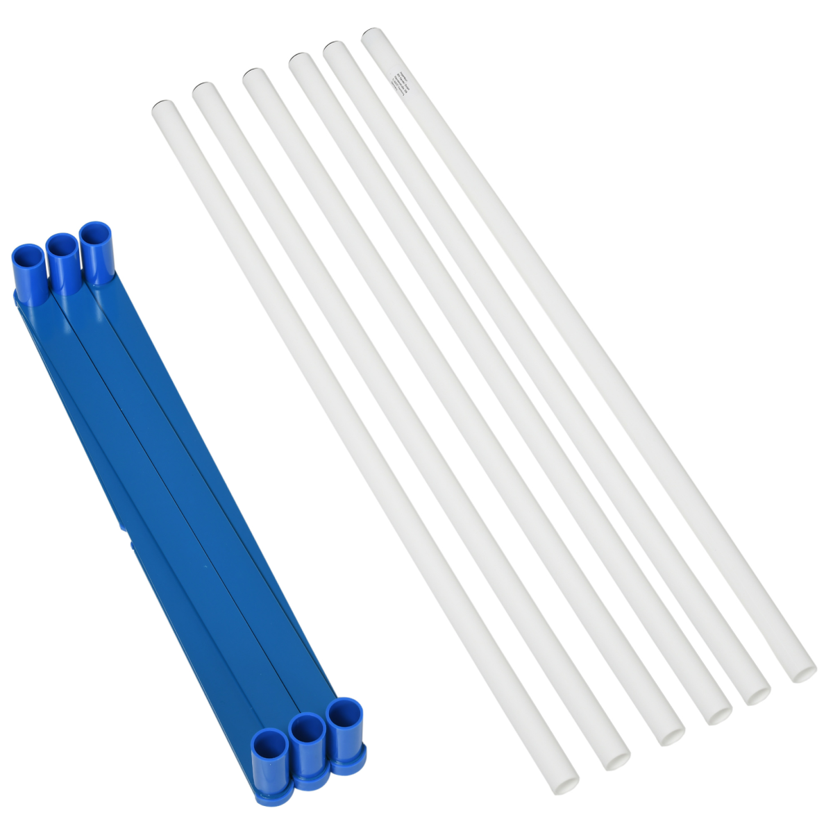 6-Pole Dog Agility Starter Kit - Foldable Outdoor Training Set