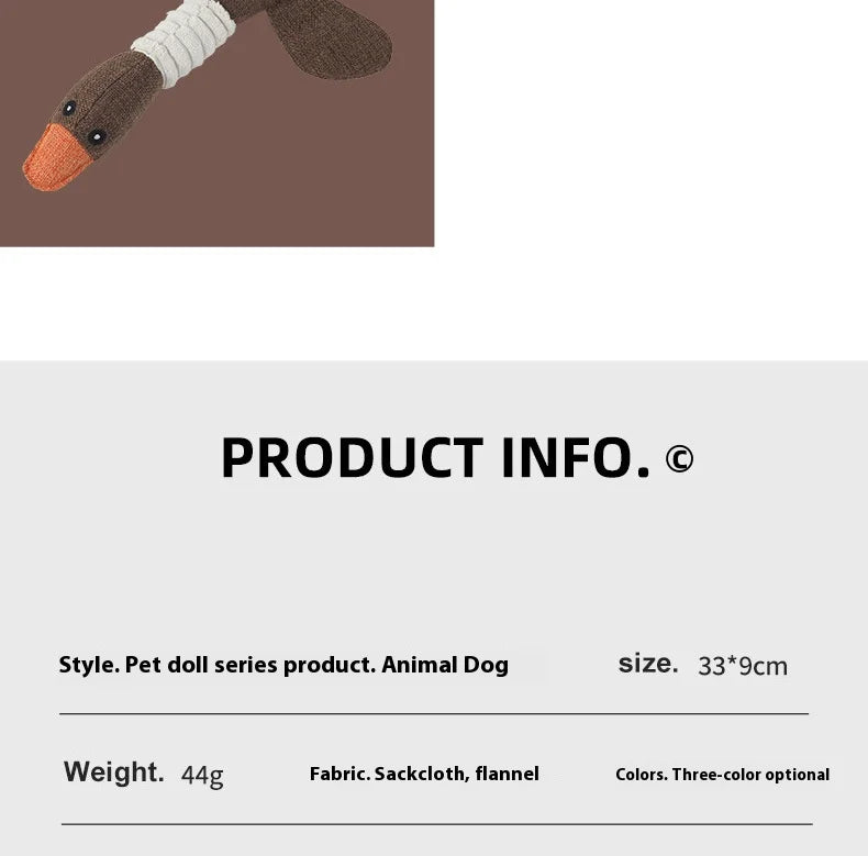 Dogs bite geese with their mouths, making sounds, playing fish, biting pets, cleaning teeth, interactive training for pets Whole