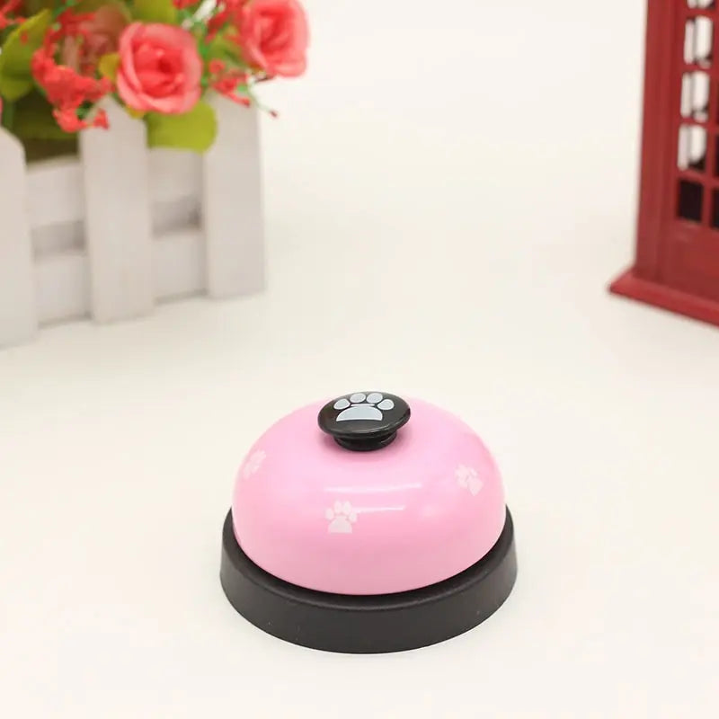 1pc Pet Toy Training Dinner Small Bell Footprint Dog Toys for Teddy Puppy Pet Call Puppy Accessories Pet Toys
