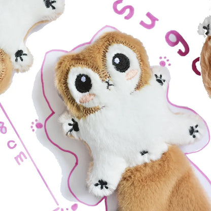 Pet Cute Animals Toy Pet Dog Plush Sound Toy Teddy Bear  Pet Plush Toys Interactive Toy Puppy Dog Accessories for Small Dogs