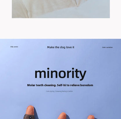 Dogs bite geese with their mouths, making sounds, playing fish, biting pets, cleaning teeth, interactive training for pets Whole