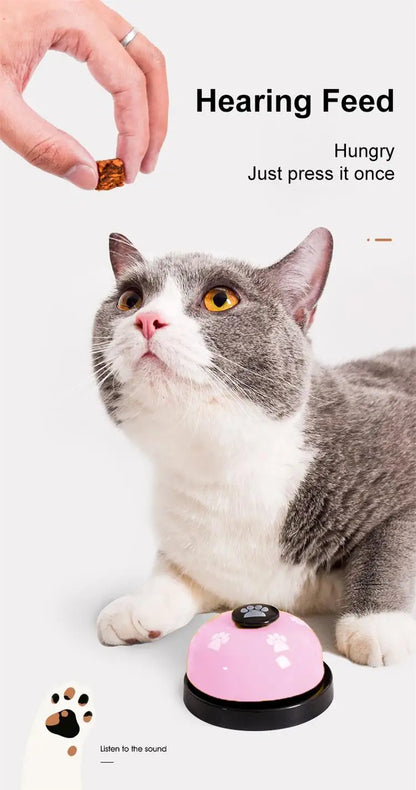 1pc Pet Toy Training Dinner Small Bell Footprint Dog Toys for Teddy Puppy Pet Call Puppy Accessories Pet Toys