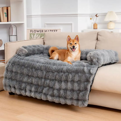Plush Dog Bed & Couch Protector – the Ultimate Cozy Haven for Your Pup